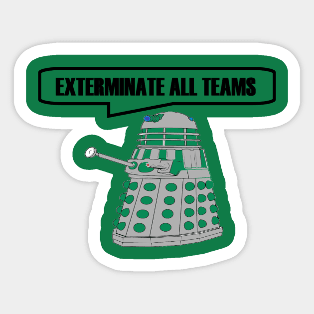 Philly Dalek Sticker by PattisonAvePhanatics